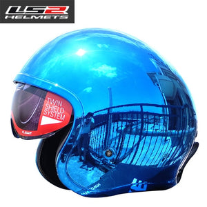 LS2 OF599 Open Face Motorcycle Helmet