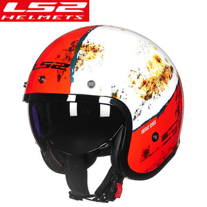 LS2 OF599 Open Face Motorcycle Helmet