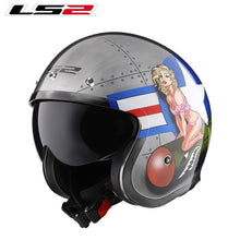 Cargar imagen en el visor de la galería, LS2 OF599 Open Face Motorcycle Helmet
