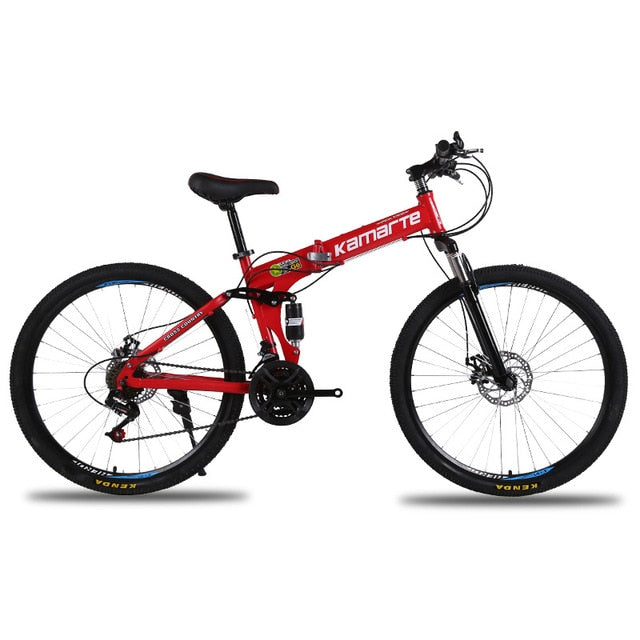 Descuento plegable bicicleta de montaña 26 pulgadas adulto 21