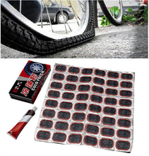 Charger l&#39;image dans la galerie, 48Pcs+1Glue Car Tire Tyre Rubber Patch Piece Cycling
