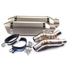 Charger l&#39;image dans la galerie, GT Motor - Motorcycle Exhaust middle pipe Round Muffler
