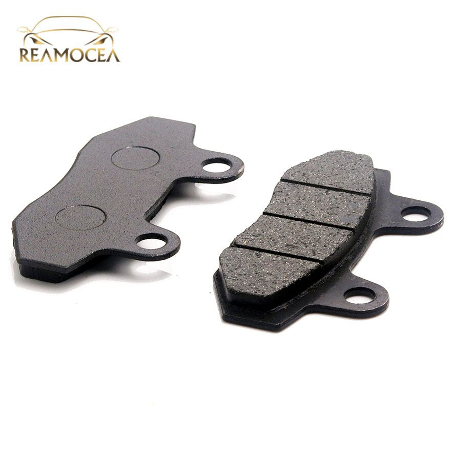 Reamocea 2Pcs Black Universal Motorcycle