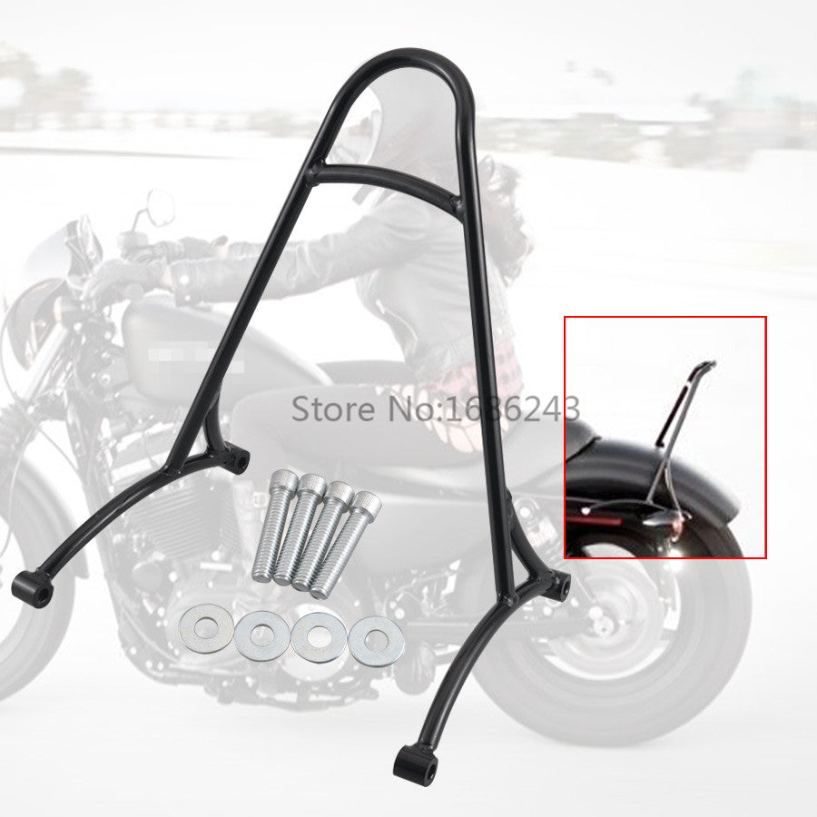 Motocicleta de Una sola pieza Sissy Bar respaldo del Soporte de Motor