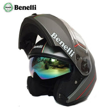 Load image into Gallery viewer, Benelli Flip Up Motorcycle Helmet Man
