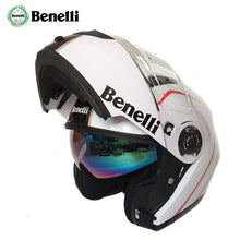 Load image into Gallery viewer, Benelli Flip Up Motorcycle Helmet Man
